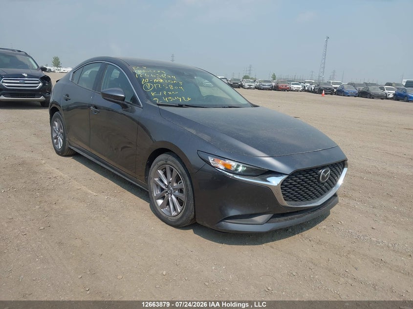 Vin: 3mzbpbcm8lm125809, lot: 3066383, mazda mazda3 gs 2020 img_1