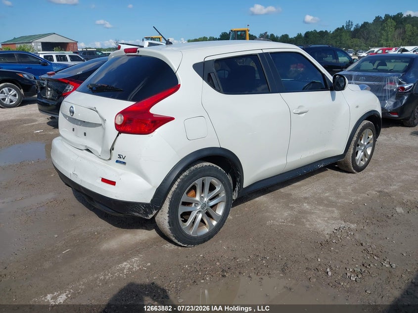 Vin: jn8af5mr6dt200981, lot: 3066386, nissan juke s/sv/sl 20134