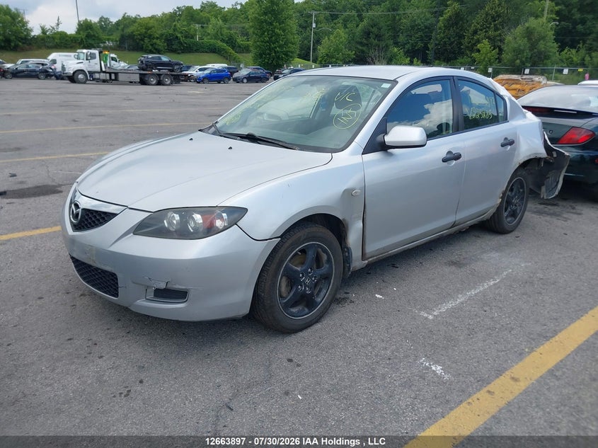 2009 Mazda 3, Rear, IAAI, VIN JM1BK32F791225285 — photo 2