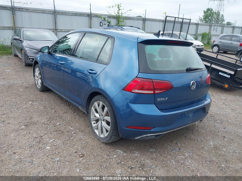 Vin: 3vwg57au7mm010485, lot: 3066402, volkswagen golf 20213