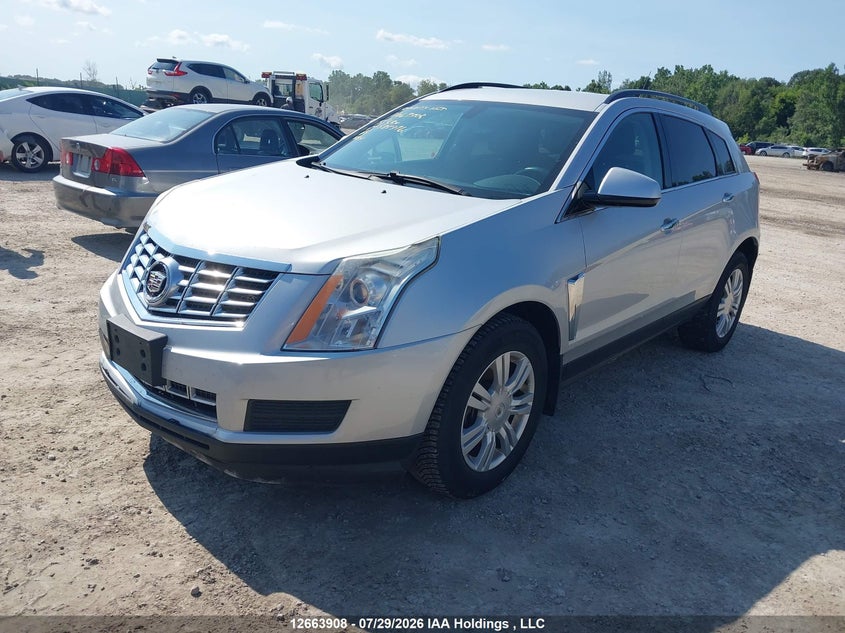 2015 Cadillac SRX, Затопление, IAAI, VIN 3GYFNAE38FS585376 — фото 2