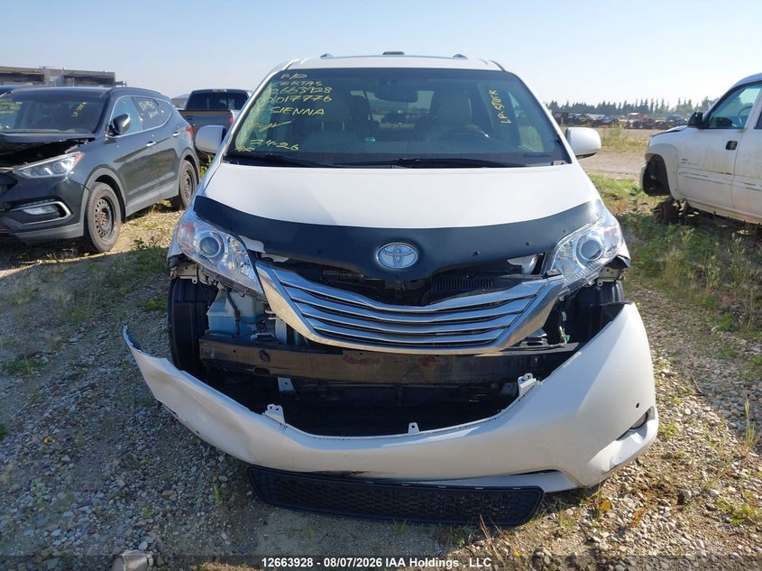 2011 TOYOTA SIENNA VAN 3.5L V-6 DOHC, VVT, 266HP