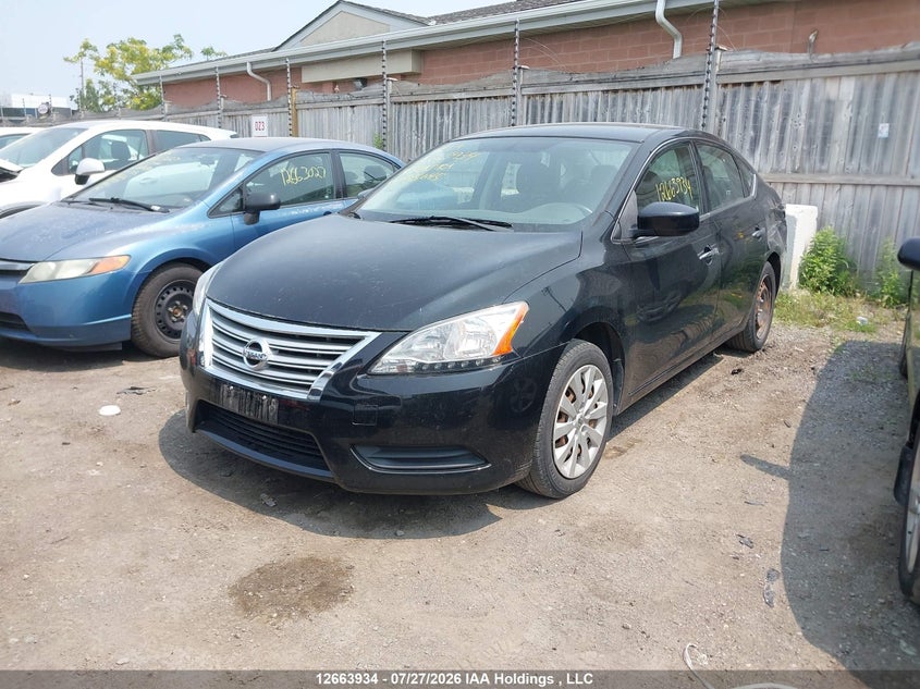 2014 Nissan Sentra, Лівий бік, IAAI, VIN 3N1AB7AP3EL645645 — фото 2