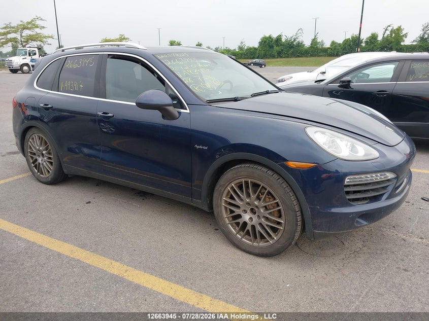 2012 Porsche Cayenne S, Charity, IAAI, VIN WP1AE2A26CLA93917