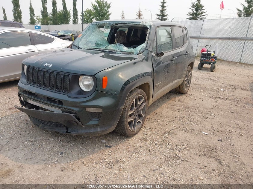 2021 Jeep Renegade Jeepster, Biohazard, IAAI, VIN ZACNJCAB9MPN14964 — photo 2