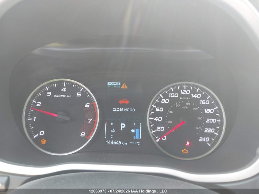 2022 MITSUBISHI ECLIPSE CROSS SPORT UTILITY VEHICLE 1.5L I-4 DI, DOHC, VVT, TURBO, 152HP