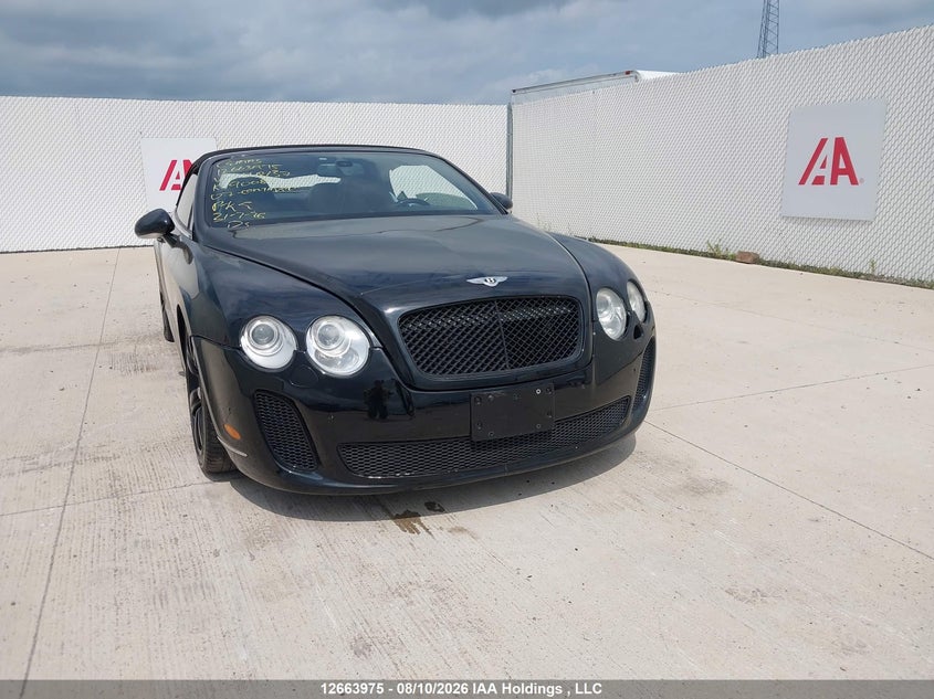 2007 Bentley Continental Gtc Gtc, Удар спереди, IAAI, VIN SCBDR33W67C048137