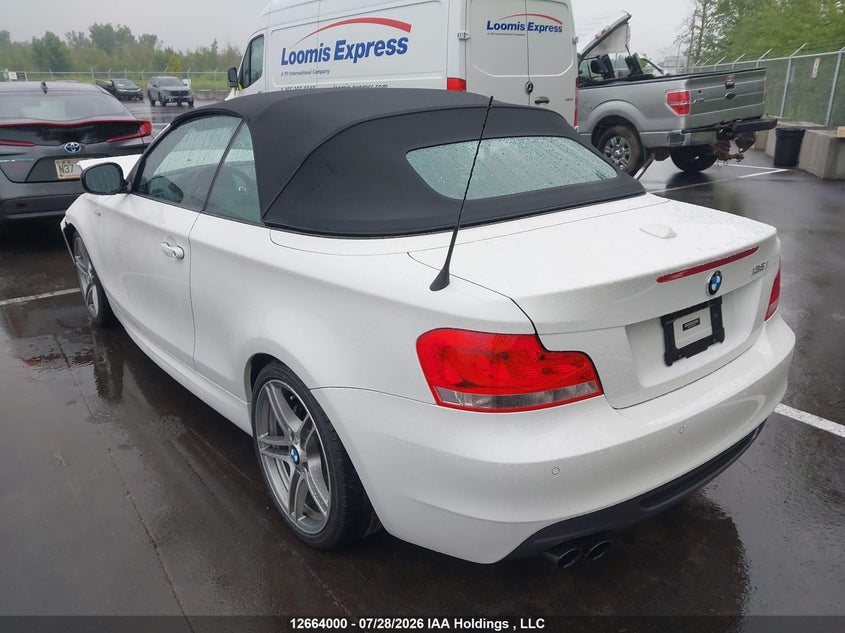 Vin: wbaun7c51dvm28118, lot: 3066508, bmw 135 i/is 20133