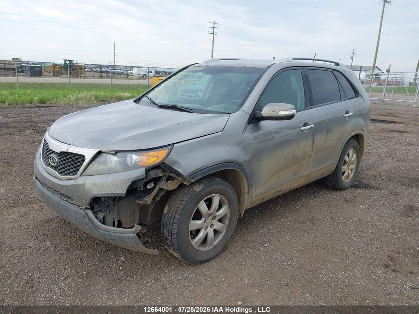 2012 Kia Sorento, Удар спереди, IAAI, VIN 5XYKTDA28CG198512 — фото 2