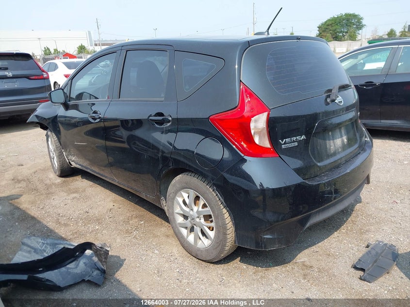 Vin: 3n1ce2cp7hl364601, lot: 3066511, nissan versa note s/s plus/sv/sl/sr 20173