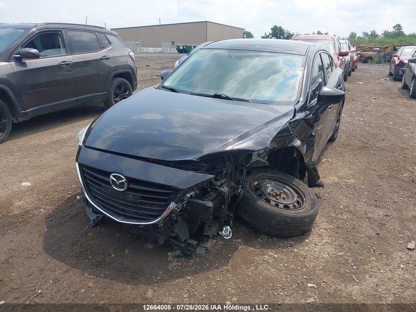 2016 Mazda 3, Левый бок, IAAI, VIN 3MZBM1U7XGM328301 — фото 2
