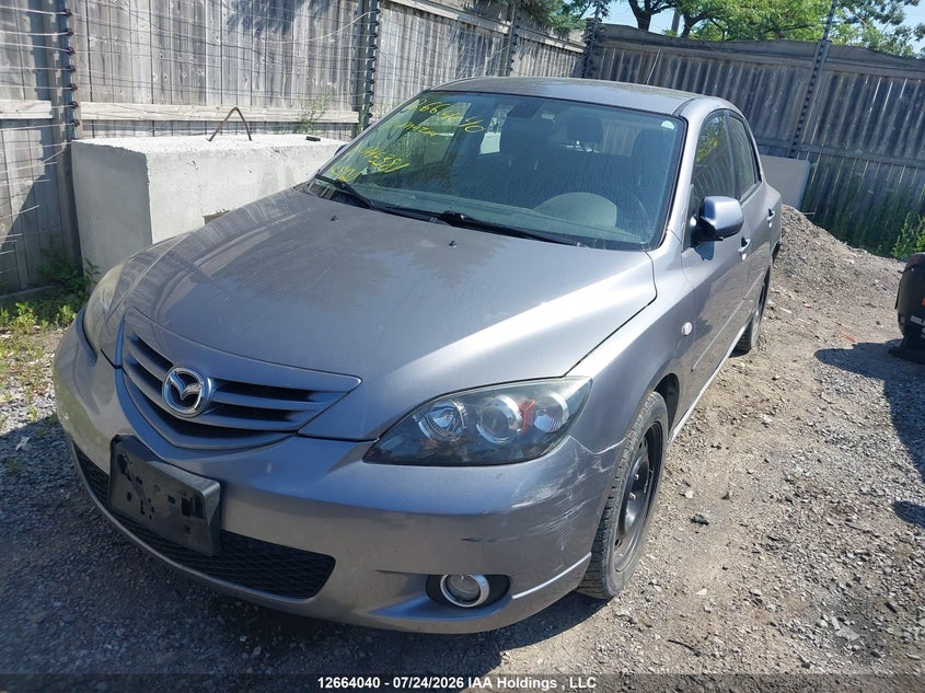 2006 Mazda 3, Удар сзади, IAAI, VIN JM1BK143361445381 — фото 2