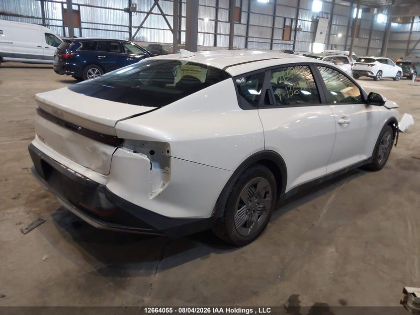 Vin: 3kpft4de1se136419, lot: 3066564, kia k4 lx/lxs 20254