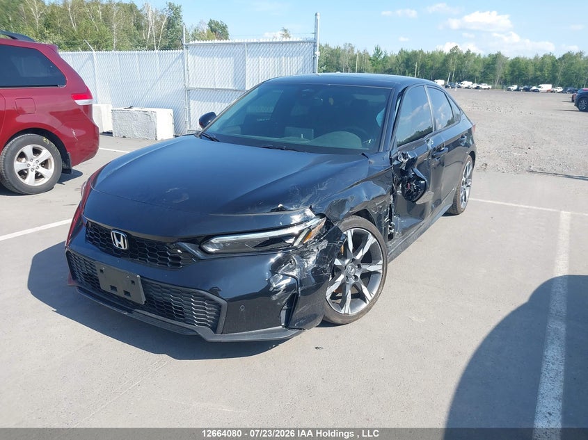 2025 Honda Civic, Front, IAAI, VIN 2HGFE4F8XSH008557 — photo 2