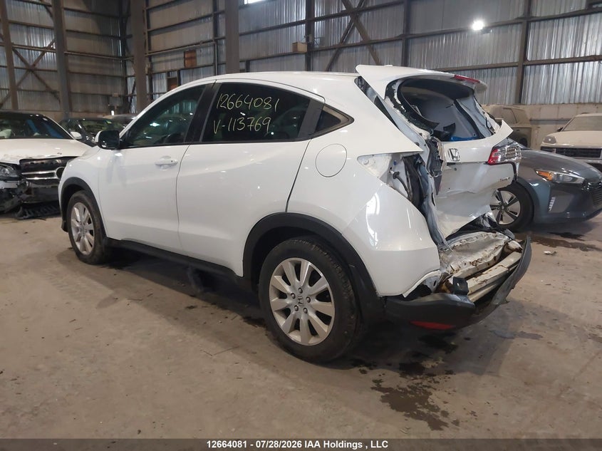 Vin: 3czru6h34gm113769, lot: 3066590, honda hr-v lx 20163