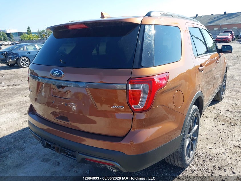 Vin: 1fm5k8d88hga81293, lot: 3066602, ford explorer xlt 20174