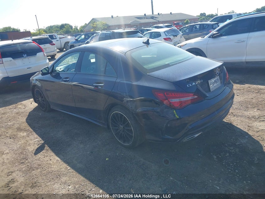 Vin: wddsj4gb7jn655822, lot: 3066615, mercedes-benz cla 250 4matic 20183