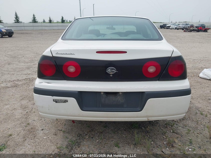 2005 CHEVROLET IMPALA SEDAN 3.4L V-6 180HP