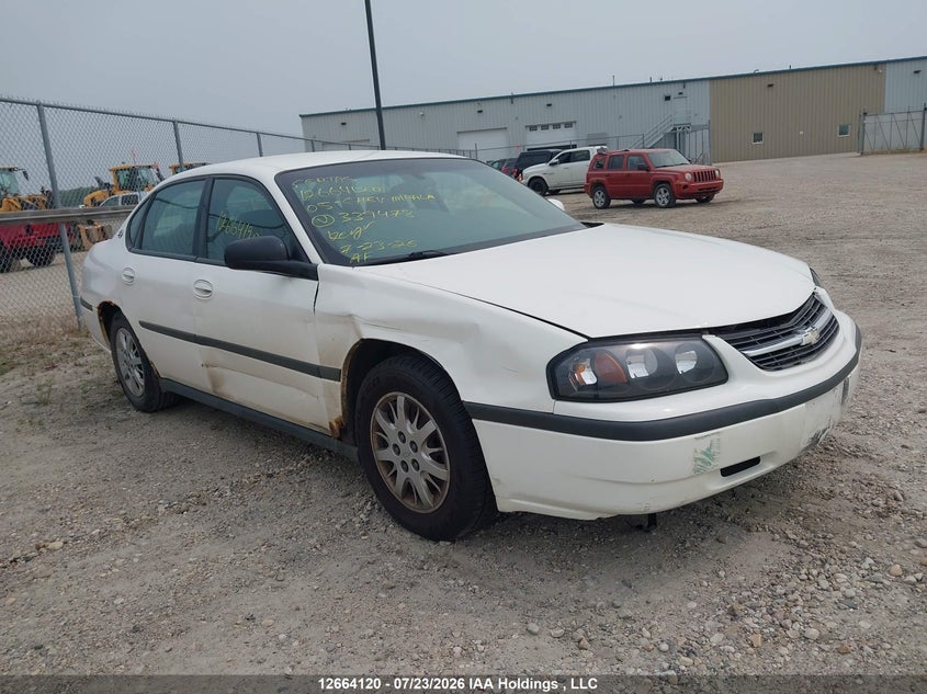 2005 CHEVROLET IMPALA SEDAN 3.4L V-6 180HP