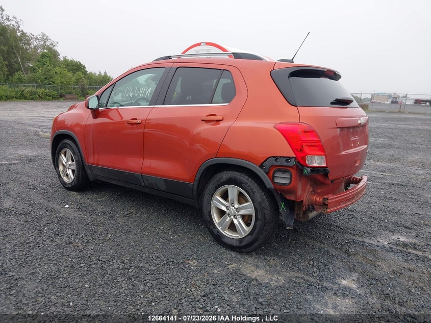 Vin: 3gncjlsb2fl175928, lot: 3066651, chevrolet trax 2lt 20153