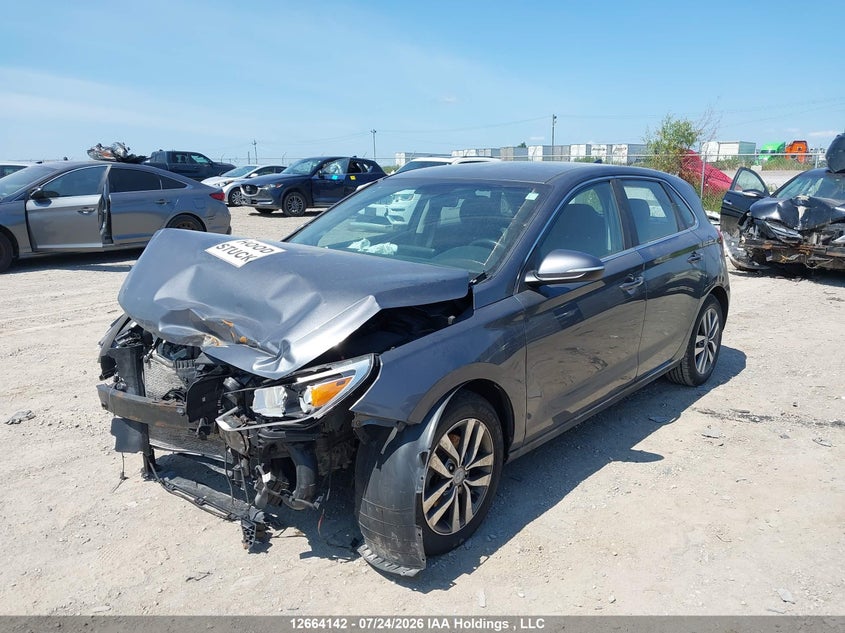 2019 Hyundai Elantra Gt Preferred, Удар спереди, IAAI, VIN KMHH35LE9KU108638 — фото 2