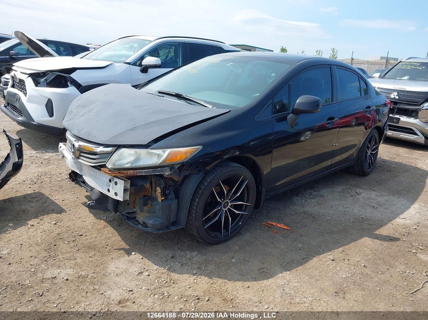 Vin: 2hgfb2f44ch044207, lot: 3066699, honda civic lx 20122
