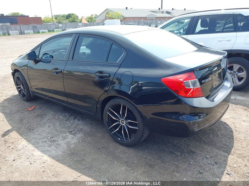 Vin: 2hgfb2f44ch044207, lot: 3066699, honda civic lx 20123