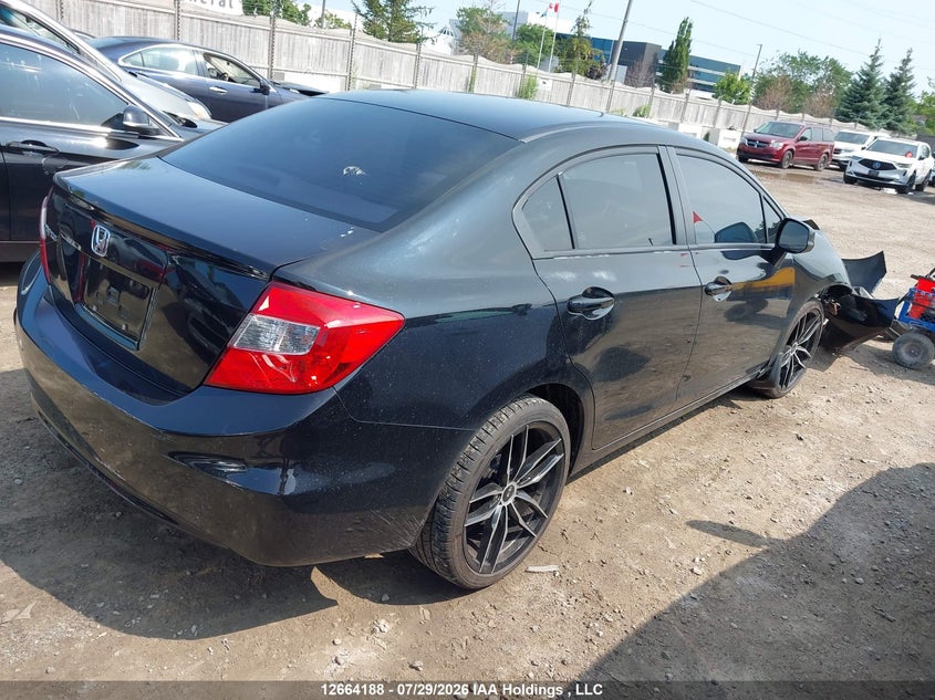 Vin: 2hgfb2f44ch044207, lot: 3066699, honda civic lx 20124