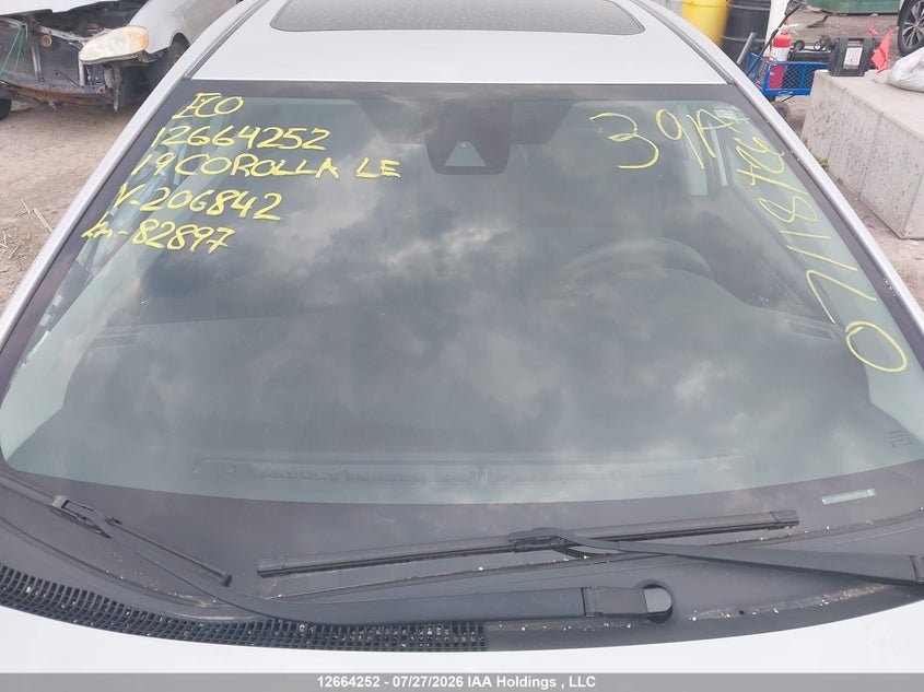 2019 TOYOTA COROLLA SEDAN 1.8L I-4 DOHC, VVT, 132HP