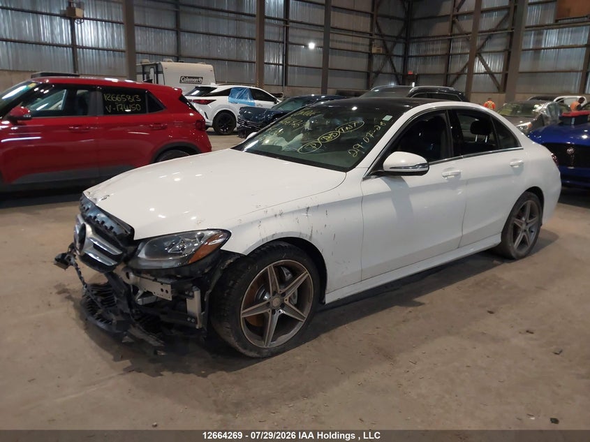Vin: 55swf4kb1gu172711, lot: 3066780, mercedes-benz c 300 4matic 20162