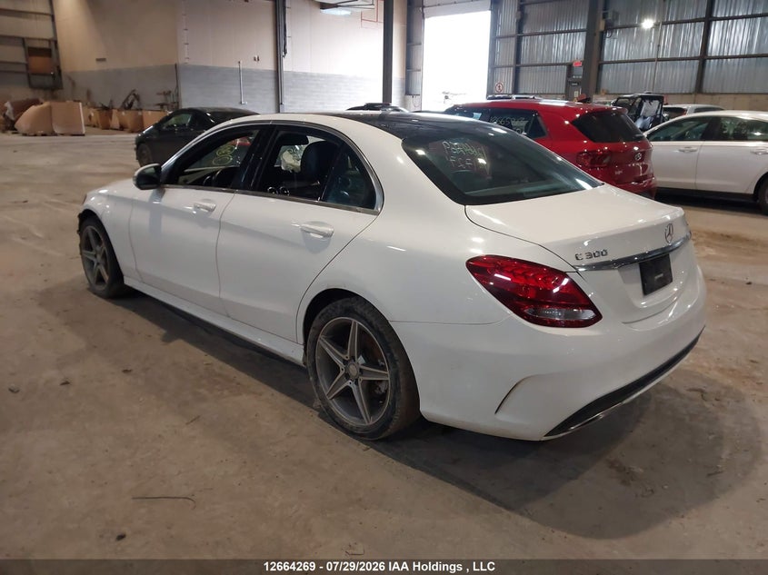 Vin: 55swf4kb1gu172711, lot: 3066780, mercedes-benz c 300 4matic 20163