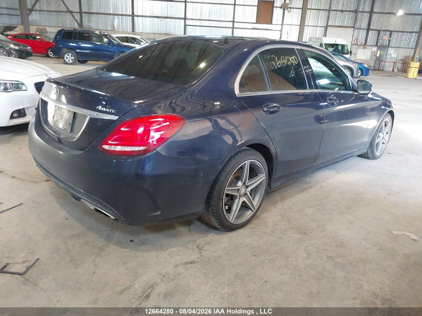 Vin: 55swf4kb2gu133108, lot: 3066791, mercedes-benz c 300 4matic 20164