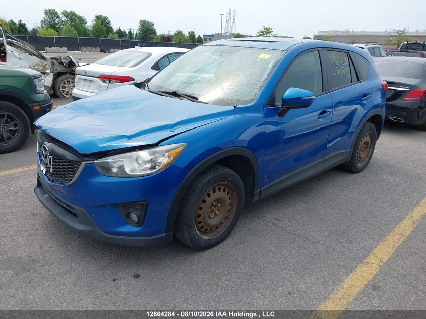 2014 Mazda CX-5, Лобовое стекло, IAAI, VIN JM3KE4CY4E0315773 — фото 2