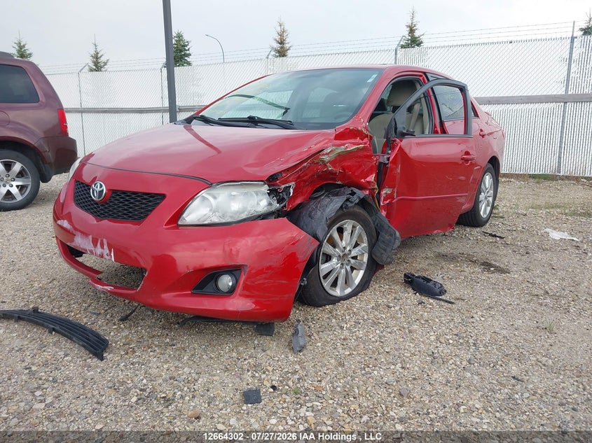 2009 Toyota Corolla, Left Front, IAAI, VIN 2T1BU40E09C127527 — photo 2