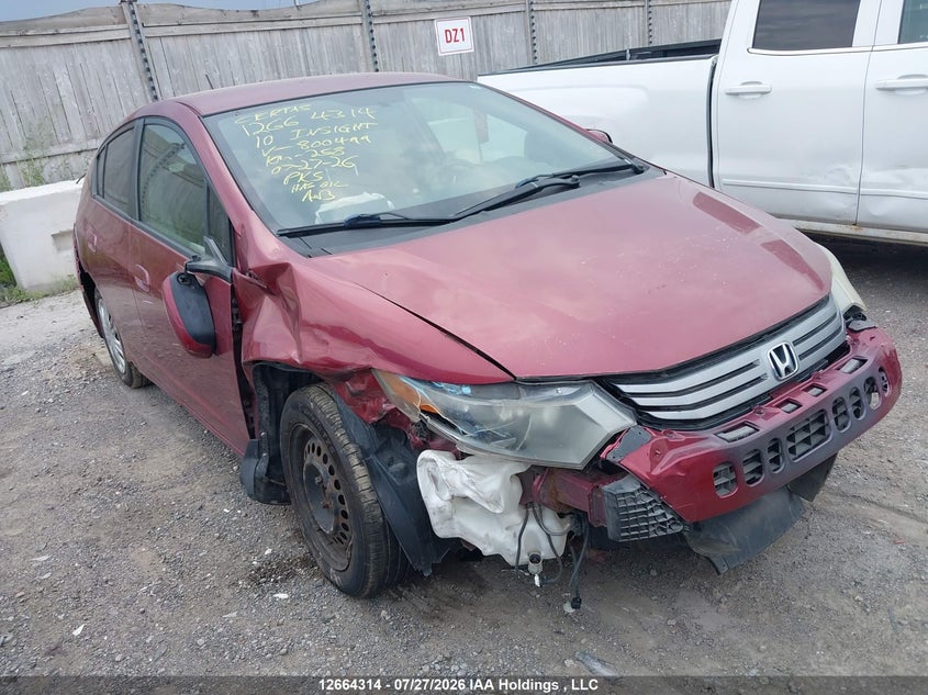 Vin: jhmze2h54as800499, lot: 3066825, honda insight lx 2010 img_1