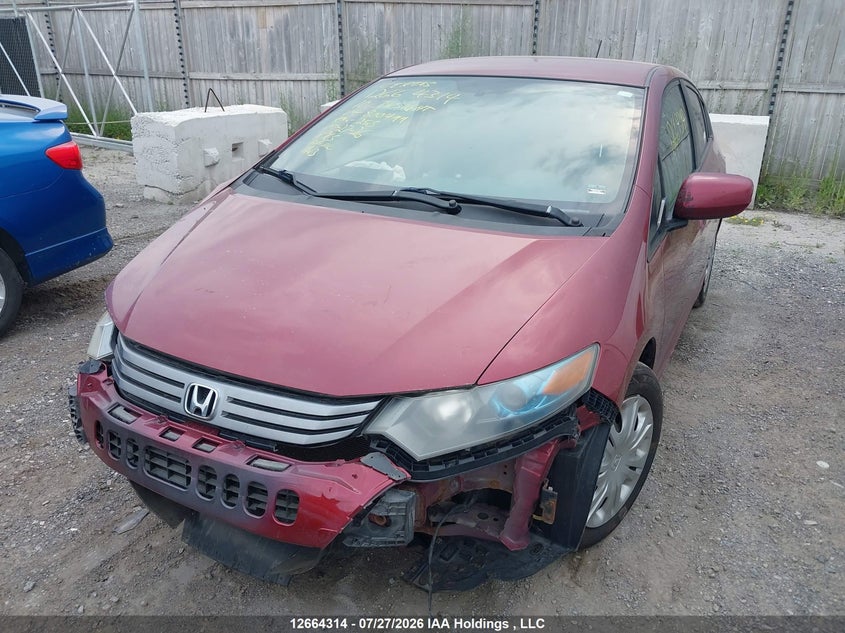 Vin: jhmze2h54as800499, lot: 3066825, honda insight lx 20102