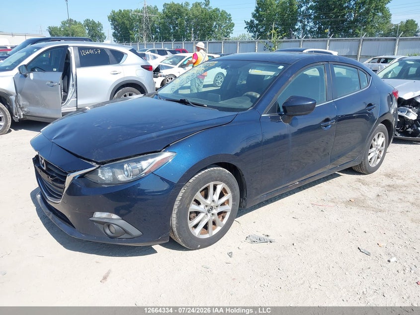 Vin: 3mzbm1v74em110060, lot: 3066845, mazda mazda3 gs-sky 20142