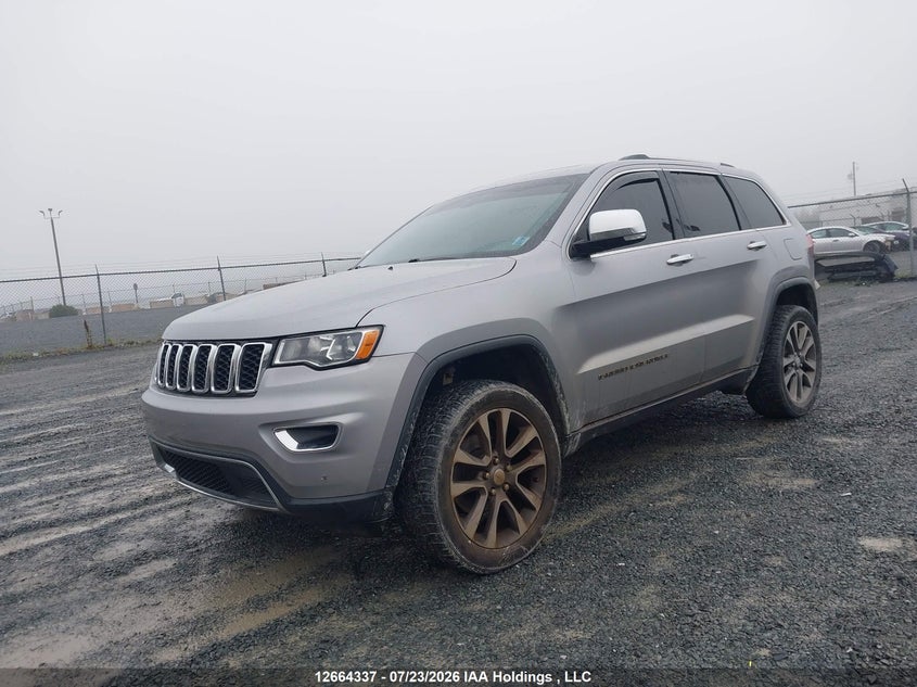 2018 Jeep Grand Cherokee Limited, Изъятое, IAAI, VIN 1C4RJFBG8JC222383 — фото 2