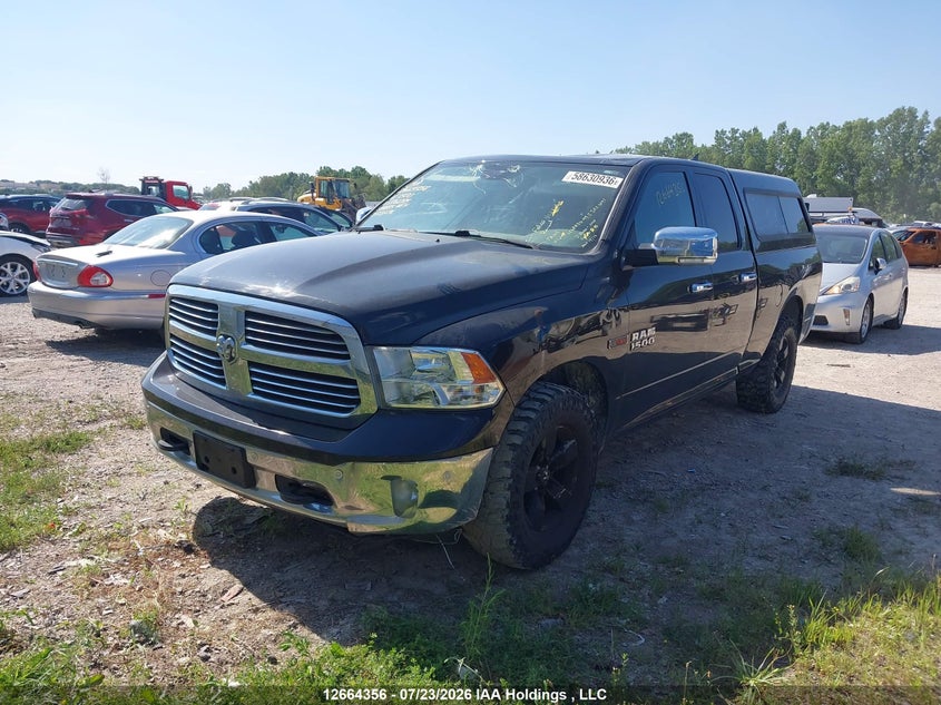 2018 RAM 1500, Угон, IAAI, VIN 1C6RR7GM9JS226095 — фото 2