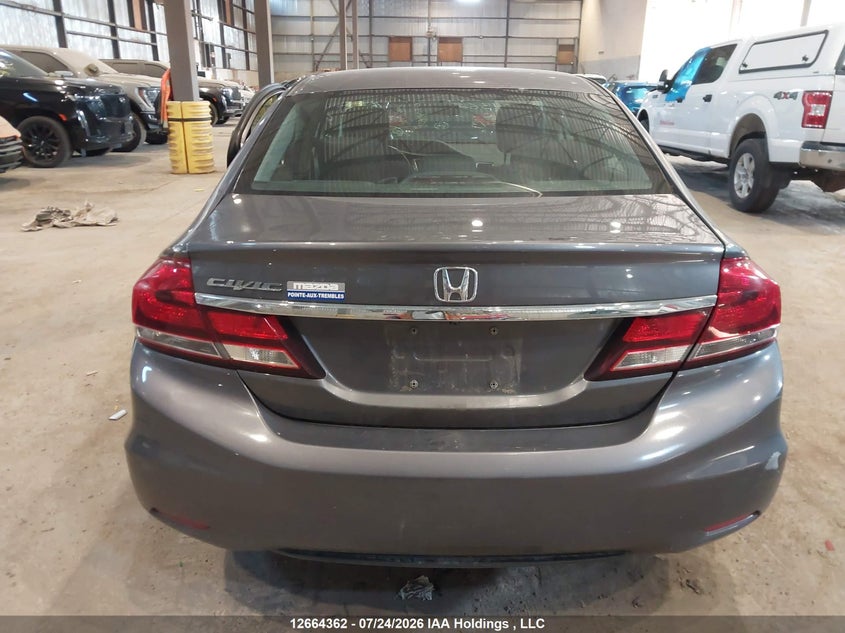 2014 HONDA CIVIC SEDAN 1.8L I-4 VVT, 143HP