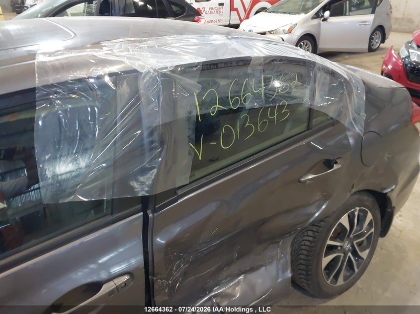 2014 HONDA CIVIC SEDAN 1.8L I-4 VVT, 143HP