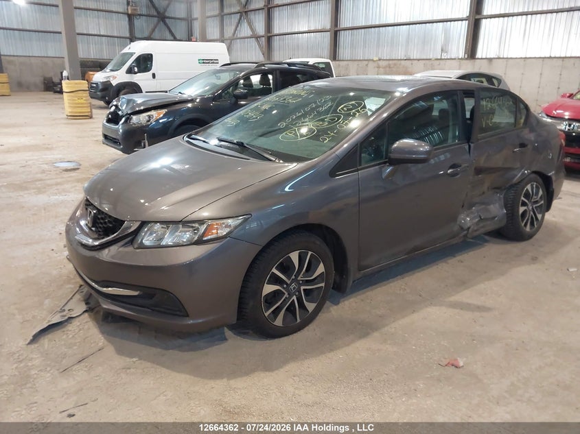 2014 HONDA CIVIC SEDAN 1.8L I-4 VVT, 143HP
