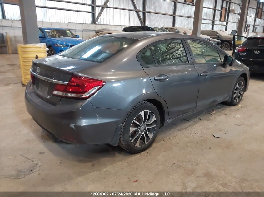 2014 HONDA CIVIC SEDAN 1.8L I-4 VVT, 143HP