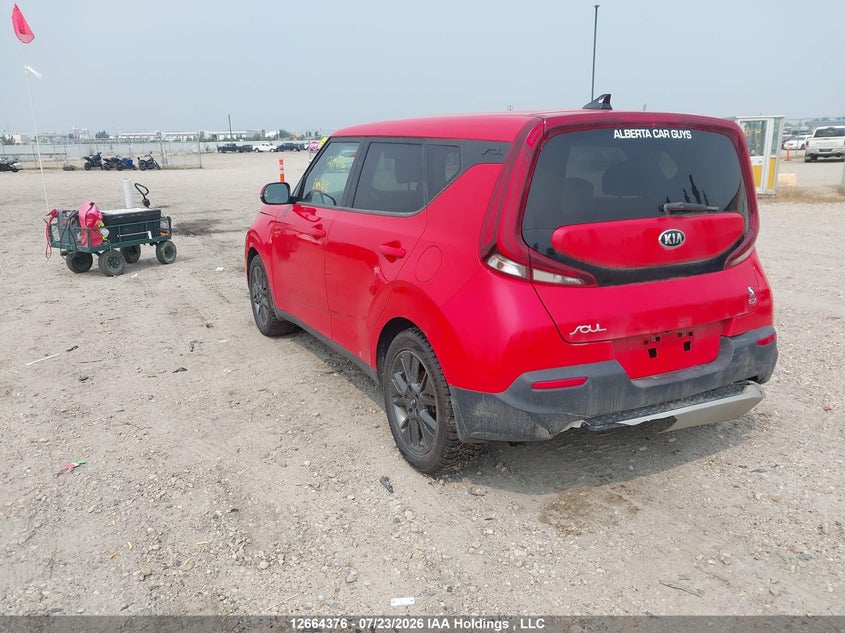 Vin: kndj33auxm7138334, lot: 3066888, kia soul ex 20213