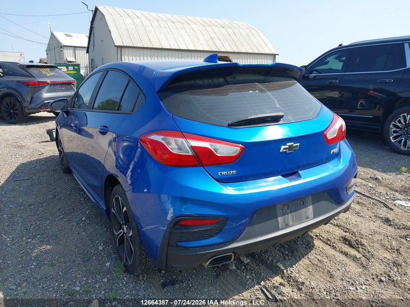 Vin: 3g1be6sm6ks545718, lot: 3066899, chevrolet cruze lt 20193