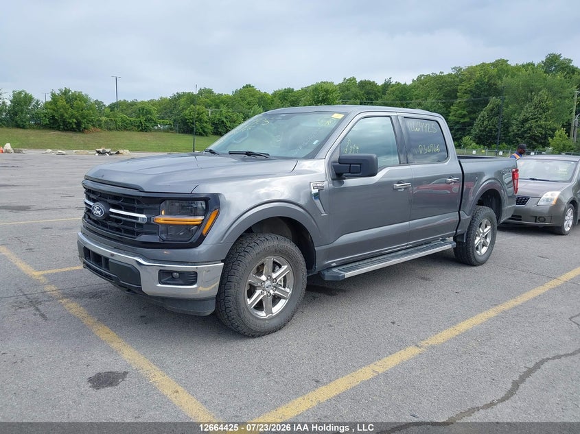 2025 Ford F150 Xlt, Right Side, IAAI, VIN 1FTFW3L88SKD36966 — photo 2