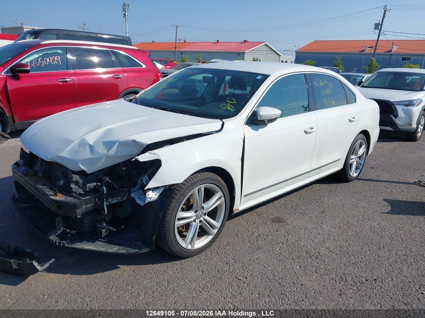 2016 Volkswagen Passat, Удар спереду, IAAI, VIN 1VWAS7A3XGC027275 — фото 2
