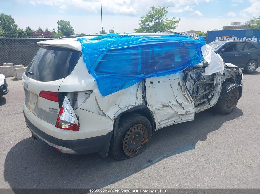 Vin: 5fnyf6h90gb510187, lot: 3067016, honda pilot touring 20164