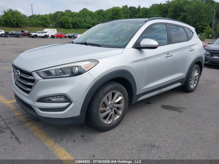 2017 Hyundai Tucson, Rear, IAAI, VIN KM8J33A47HU402659 — photo 2