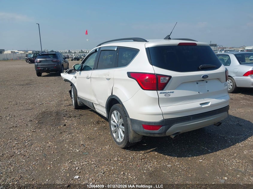 Vin: 1fmcu9h90kub68205, lot: 3067094, ford escape sel 20193